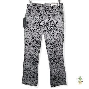RAG & BONE Hana Grey Cheetah Jeans 